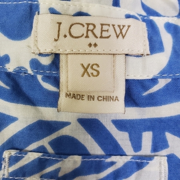 J. CREW PARTIAL BUTTON FRONT TUNIC TOP - Picture 4 of 6